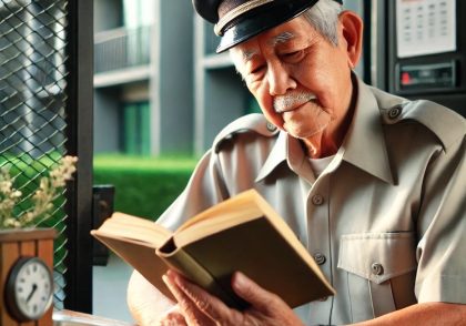 پیرمرد کتابخوان